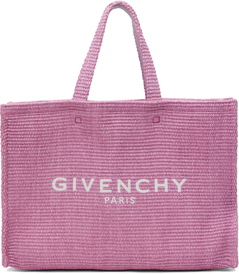 Mulepose Givenchy Medium Woven Tote Bag Lyserød | BB50ZVB1SQ510