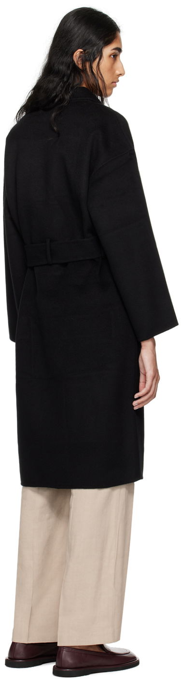 Frakker Anine Bing Dylan Double-Breasted Wool Coat Sort | A-01-4001-000, 2