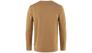 T-shirt FJÄLLRÄVEN Forever Nature Badge Long Sleeve T-Shirt Brun | F87303-232, 2