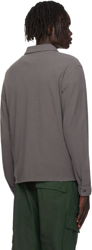 Polo skjorte Stone Island Stone Island Long Sleeve Cotton Jersey Polo Grå | K2S15 2200011 S0F11, 2