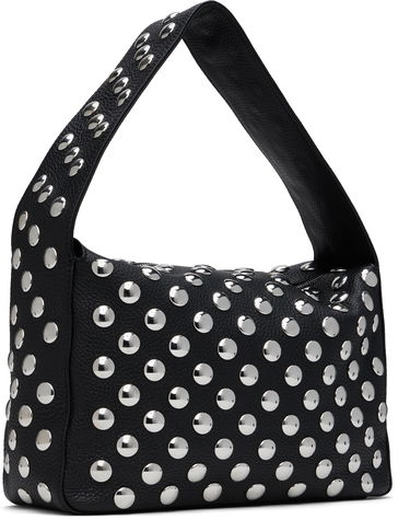 Håndtaske Khaite KHAITE Elena Studded Shoulder Bag Sort | H2025-798, 2