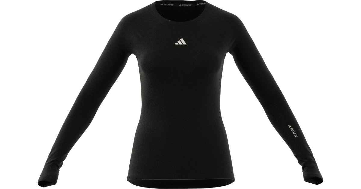T-shirt adidas Originals adidas Techfit Sort | hy3214, 1