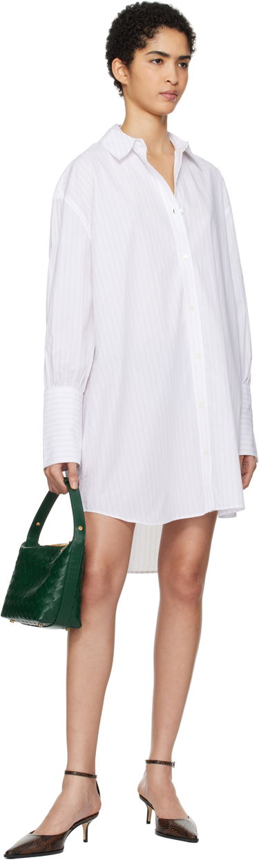 Skjorte Anine Bing ANINE BING Striped Lake Mini Shirt Dress Hvid | A-02-10562-MTL31, 3