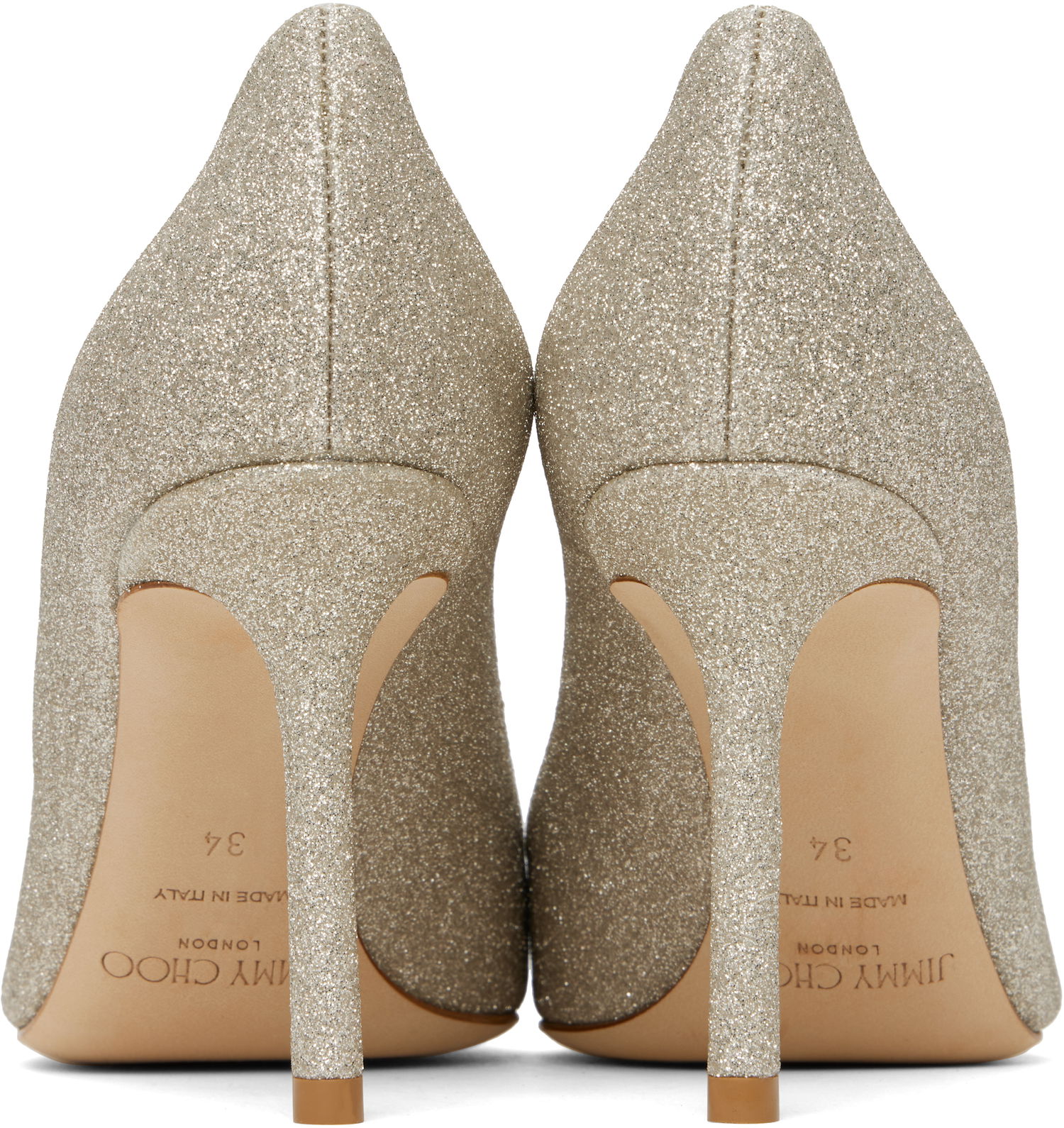 Sneakers og sko Jimmy Choo Jimmy Choo Romy 85 Glitter Heels Metalisk | ROMY 85 DGZ, 1