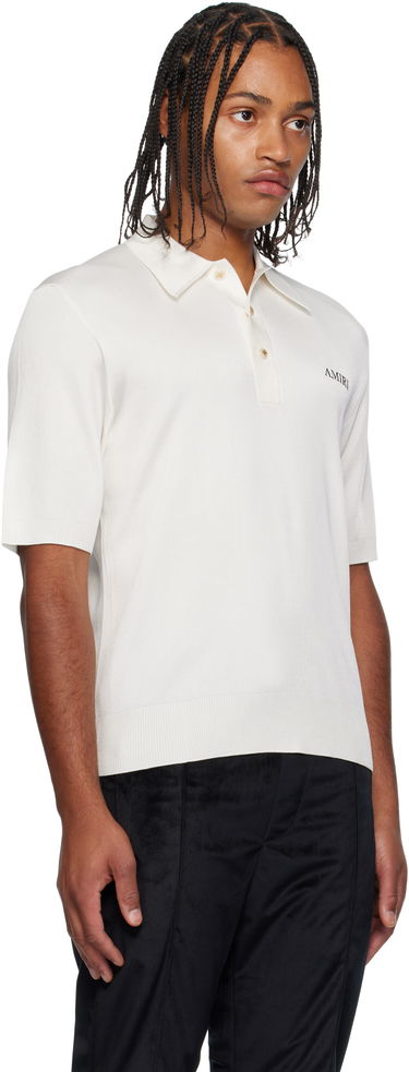 Polo skjorte AMIRI AMIRI Spirit Polo Sort | AMKNPO1067, 4