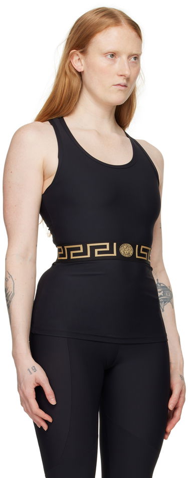 Tanktop Versace Greca Border Tank Top Sort | 1013335_1A06229_1B000, 1