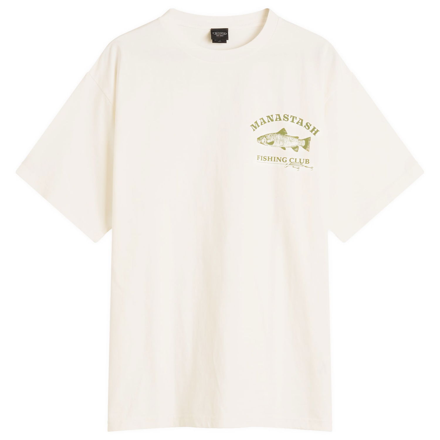 T-shirt Manastash Manastash Pumice Lure T-Shirt, Size Large Hvid | 7925134007-030, 0