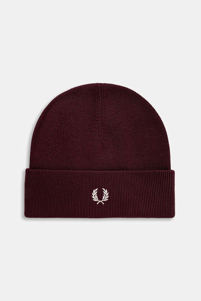 Beanie Fred Perry Fred Perry Wool Beanie Bourgogne | C8161