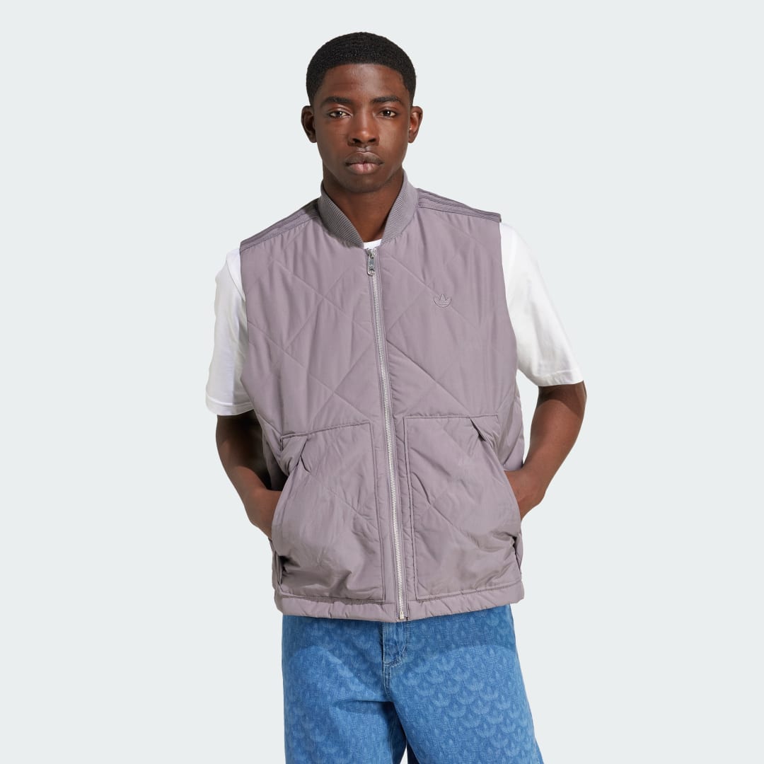 Vest adidas Performance Quilted Nylon Vest Lilla | IY2294, 0