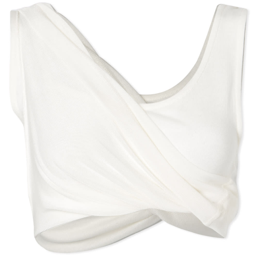 Tanktop HERON PRESTON Twisted Vest Top Hvid | HWAD044S23JER0010100, 0