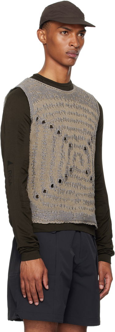 Vest ROA ROA Vortex Crewneck Vest Grøn | RBMW0374YA41, 4