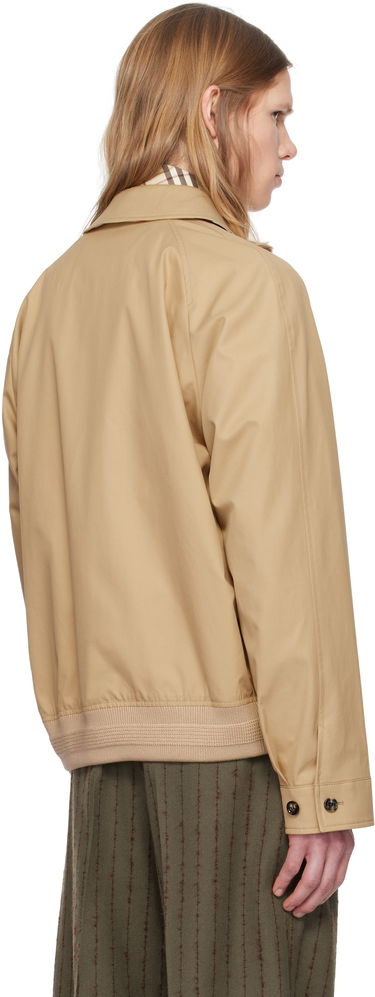 Bomberjakke Burberry Burberry Gabardine Chester Harrington Jacket Beige | 8093199, 2