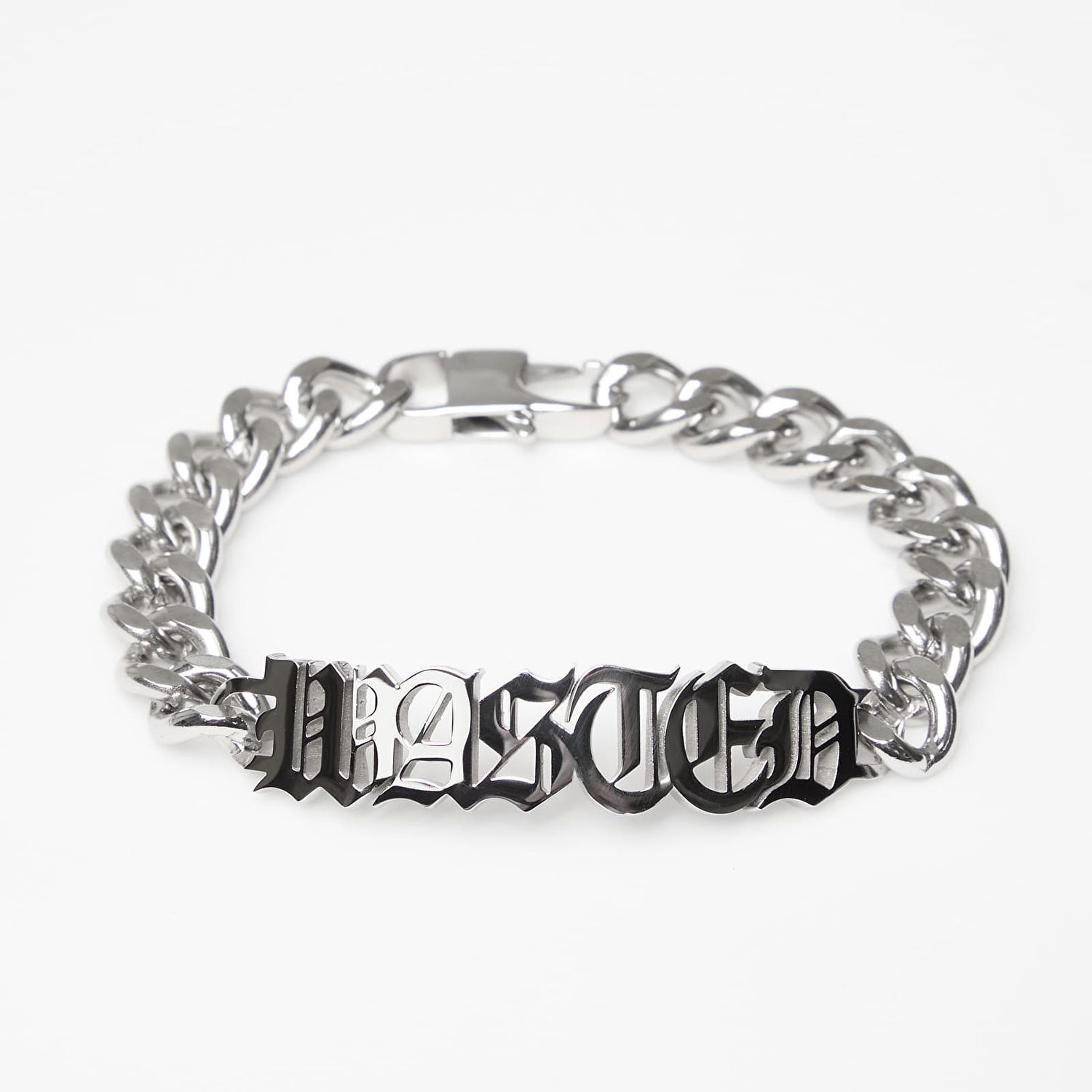 Armbånd Wasted Paris U Legacy Chain Bracelet with 'WASTED' Lettering Metalisk | WP_000310, 1