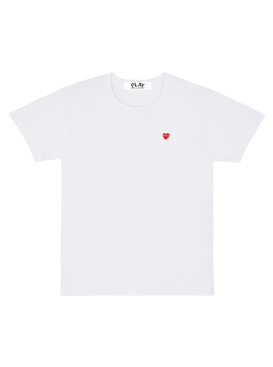 T-shirt Comme des Garçons PLAY Mini Heart T-Shirt Hvid | P1T108 2