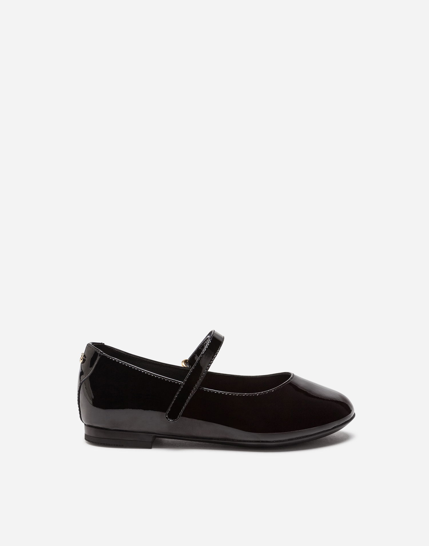 Sneakers og sko Dolce & Gabbana Dolce & Gabbana Leather Ballet Flats Sort | D10699A132880999, 0