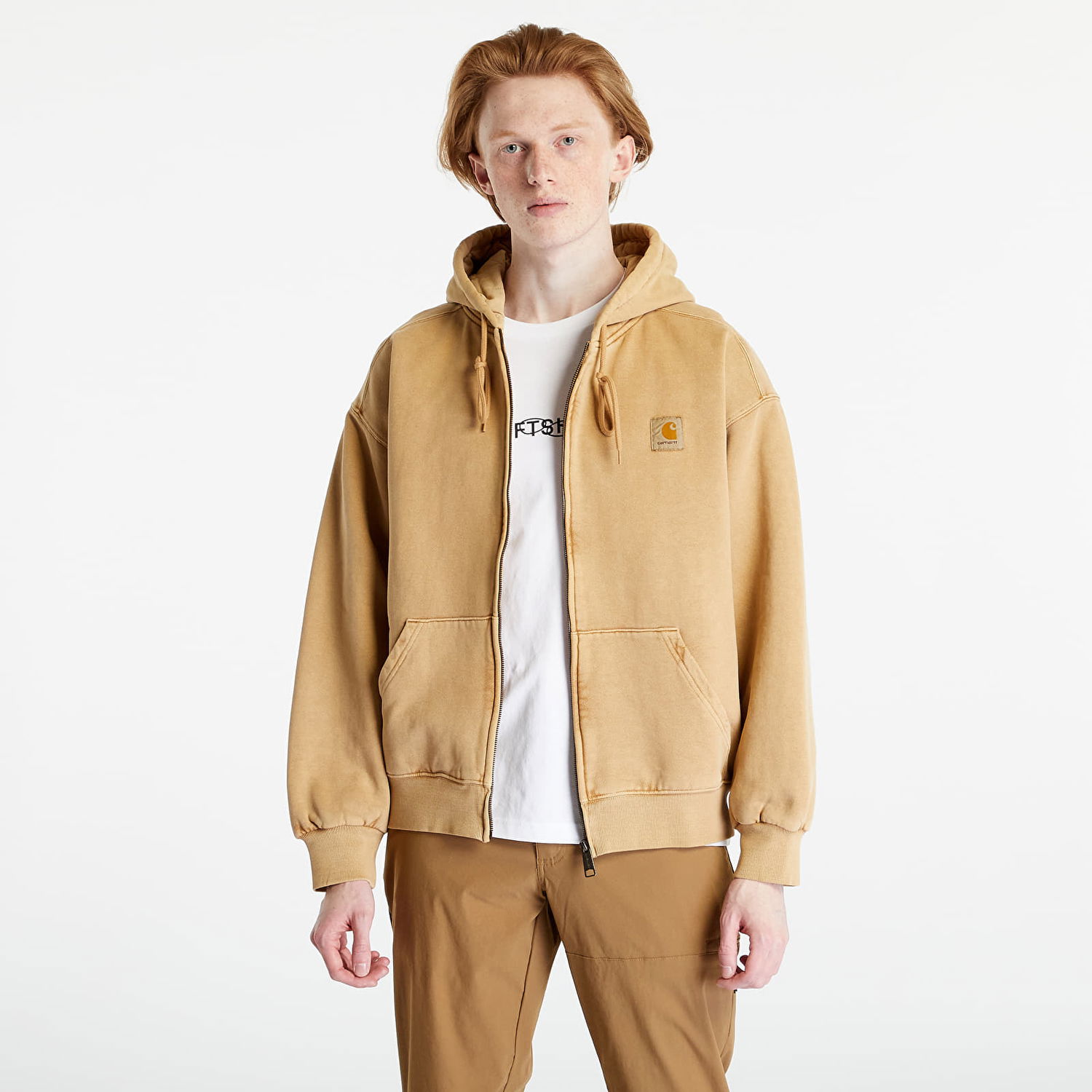 Jakke Carhartt WIP Hooded Vista Jacket Brown Beige | I029524.07EGD, 0