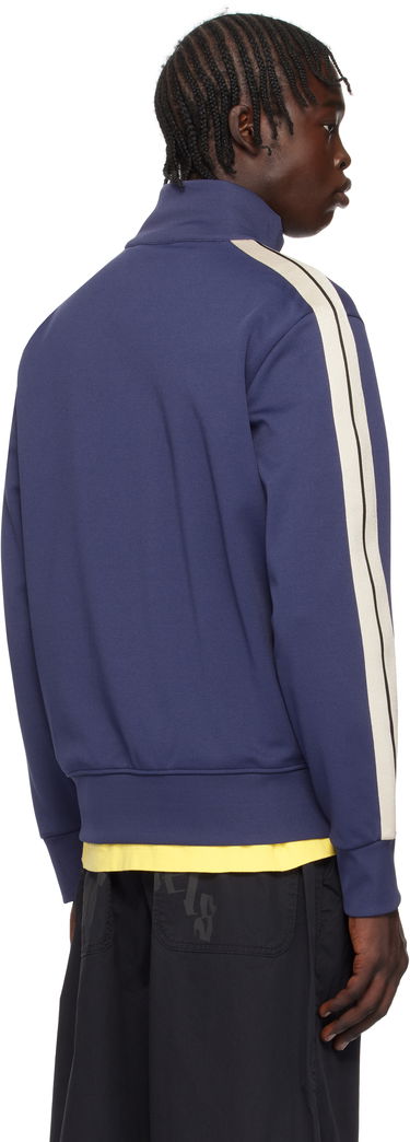 Vindjakke Palm Angels Classic Logo Track Jacket Mørkeblå | PMBD058C99FAB0024603, 2