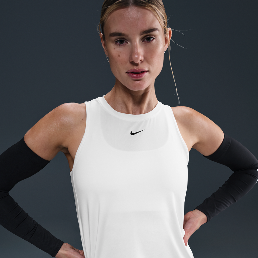 Tanktop Nike Nike One Classic Dri-FIT Tank Top Hvid | IB9385-100
