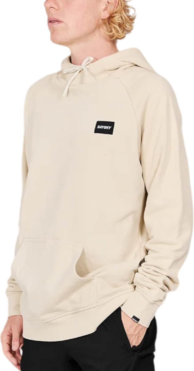 Sweatshirt Saysky Saysky Logo Hoodie Beige | mmlho01c103