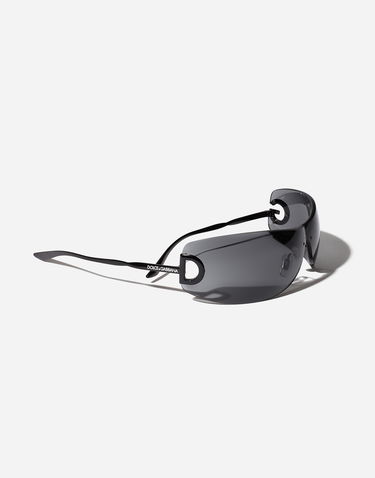 Solbriller Dolce & Gabbana Dolce & Gabbana Dg Twist Shield Sunglasses Sort | VG2308VM1879V000, 3