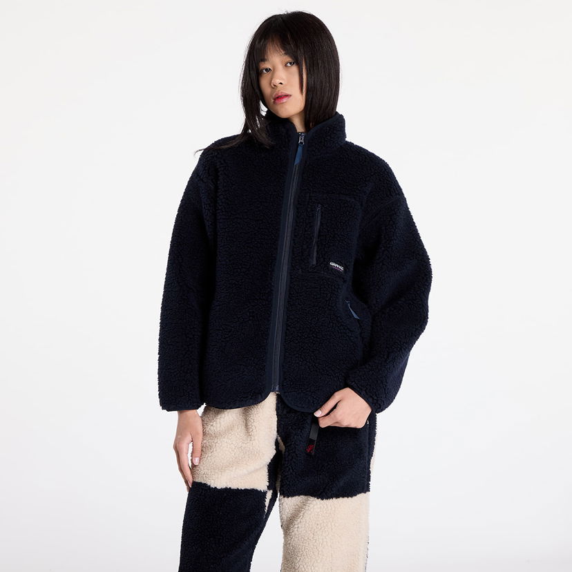 Jakke GRAMICCI Jacket Sherpa UNISEX Jacket Navy M Sort | G4FU-J020 NAVY