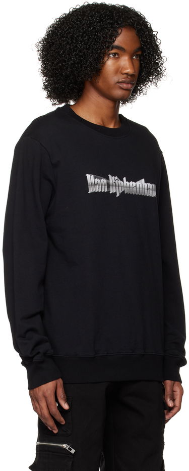 Sweater Han Kjøbenhavn Han Kjobenhavn Printed Sweatshirt Sort | M-132752, 1