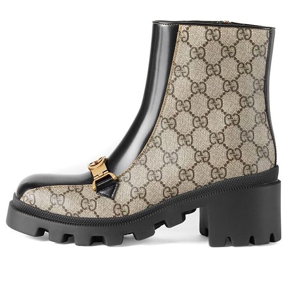 Sneakers og sko Gucci Gucci Interlocking G Ankle Boots Beige | 670412-2OQ50-9763