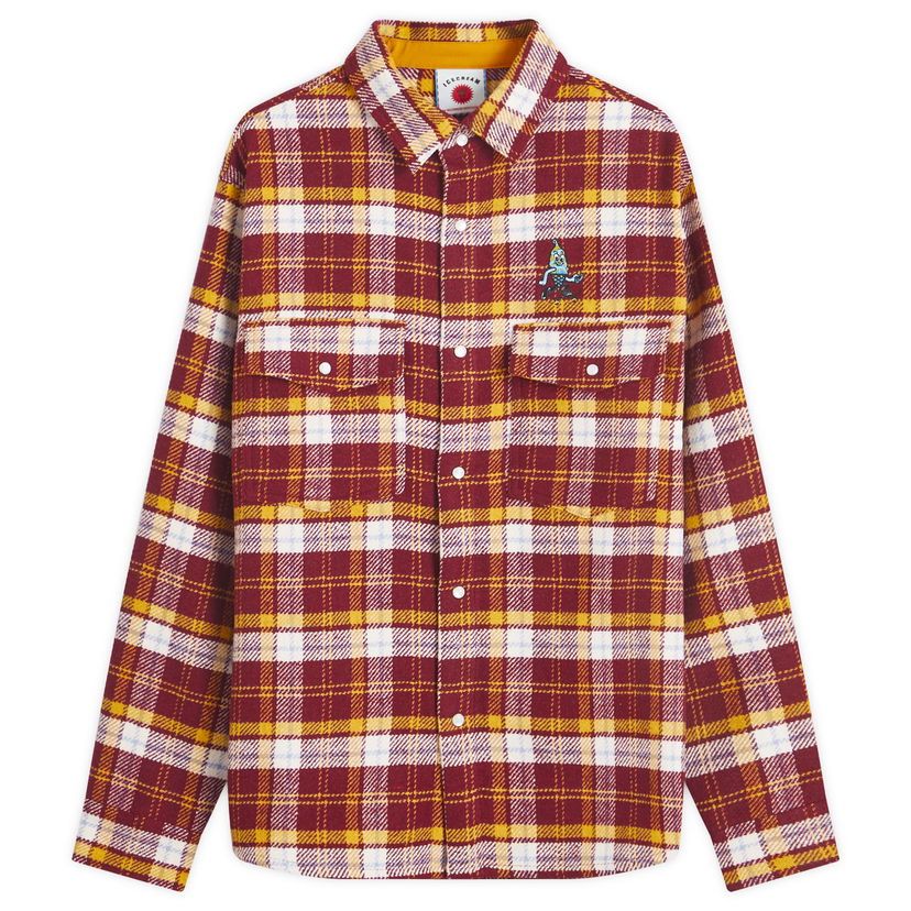 Skjorte BBC IceCream ICECREAM Flannel Overshirt Rød | IC24319-RD