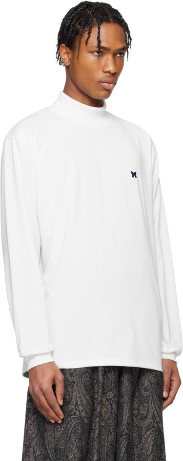 T-shirt Needles NEEDLES Mock Neck T-Shirt Sort | QV359, 4
