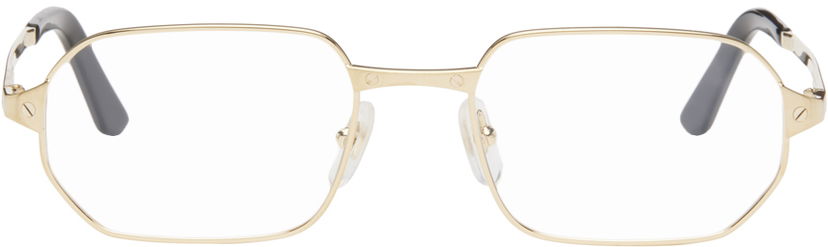 Solbriller Cartier Rectangular Glasses Beige | CT0442O-001