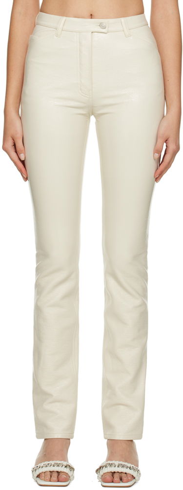 Bukser Courrèges Courrèges Slim-Fit Trousers Hvid | 322CPA071VY0003, 0
