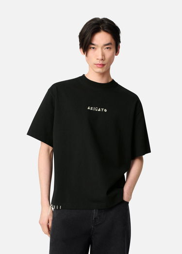 T-shirt AXEL ARIGATO Men's Arigato Threaded T-Shirt Sort | A3443002, 8