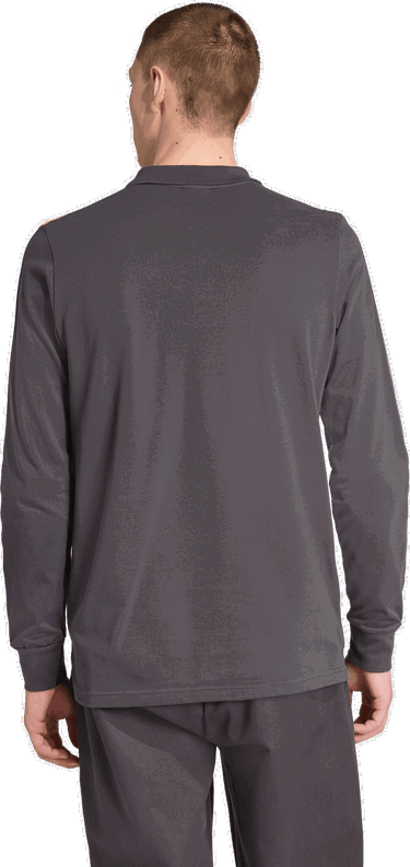 Polo skjorte adidas Originals Manchester United Icon Long Sleeve Polo Shirt Grå | jn2822, 1