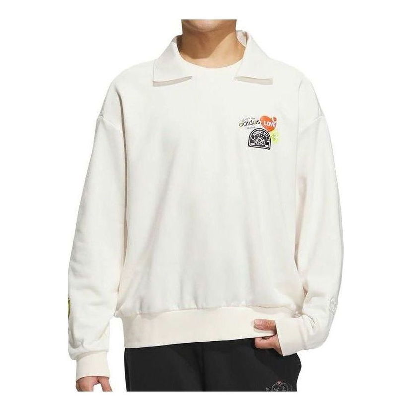 Sweater adidas Originals VD Crewneck Sweatshirt Hvid | IK6013