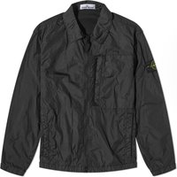 Frakker Stone Island Crinkle Reps Zip Overshirt Sort | 7915107-V0029, 1