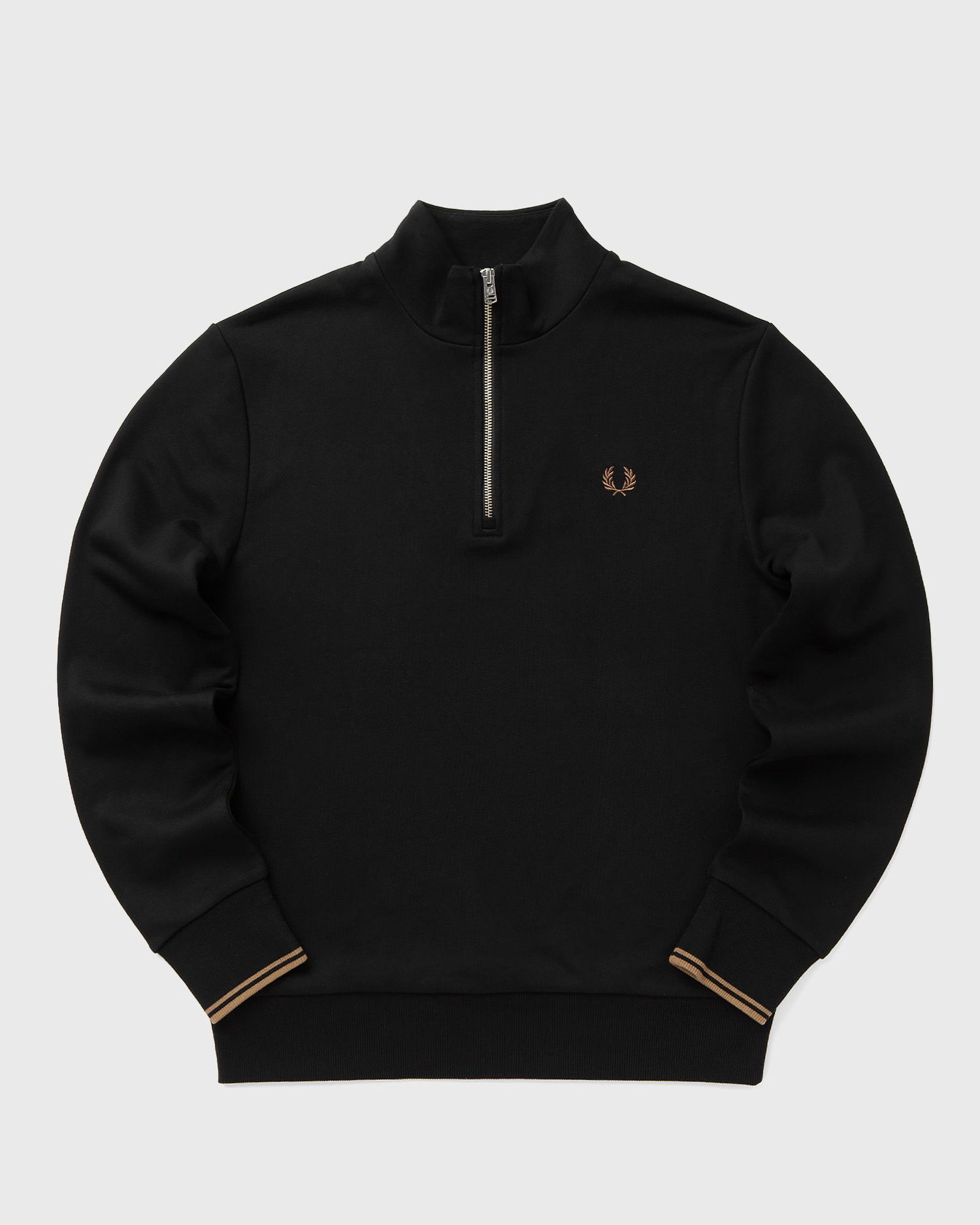 Sweatshirt Fred Perry Half Zip Sweatshirt Sort | M3574-S77, 0