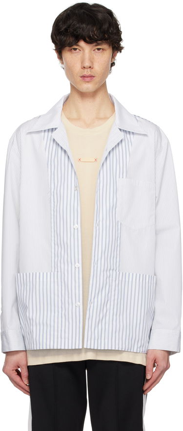 Skjorte Maison Margiela Maison Margiela Stripe Shirt Blå | S50DT0047 MTN054, 0