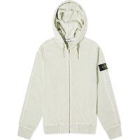Sweatshirt Stone Island Garment Dyed Malfile Zip Hoodie Beige | 801563160-V0151, 1