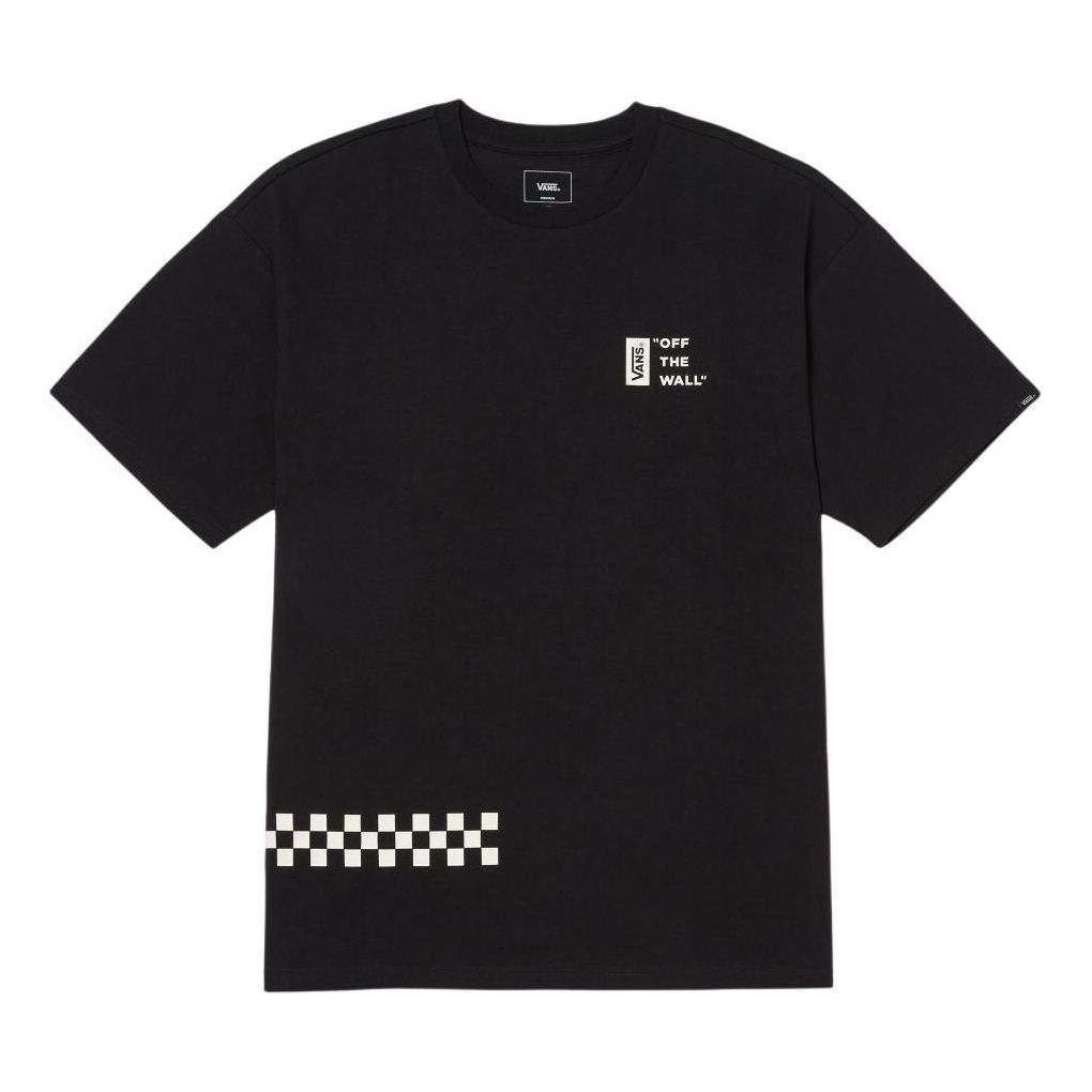 T-shirt Vans Workwear Logo T-Shirt Sort | VN000GQCBLK, 0