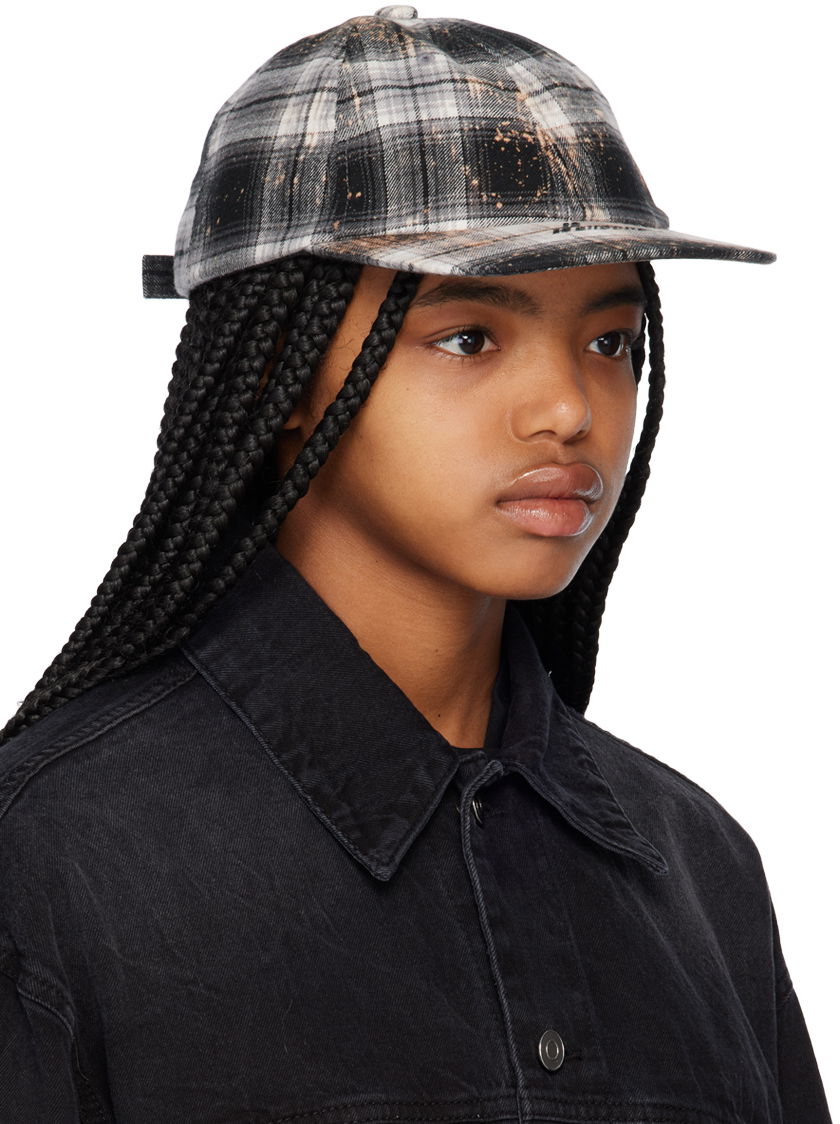 Kasket We11done We11done Bleach Check Baseball Cap Flerfarvet | WD-AH1-23-410-U-BK, 1