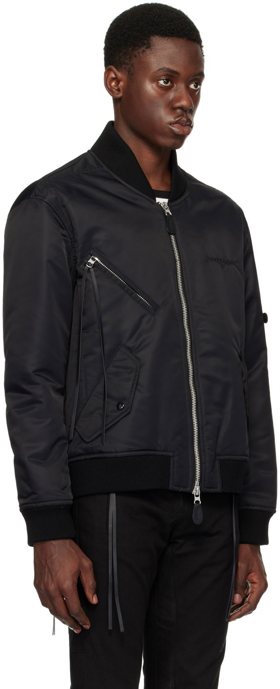 Bomberjakke Courrèges Cocoon Bomber Jacket Sort | 124CBL156NY0020, 1