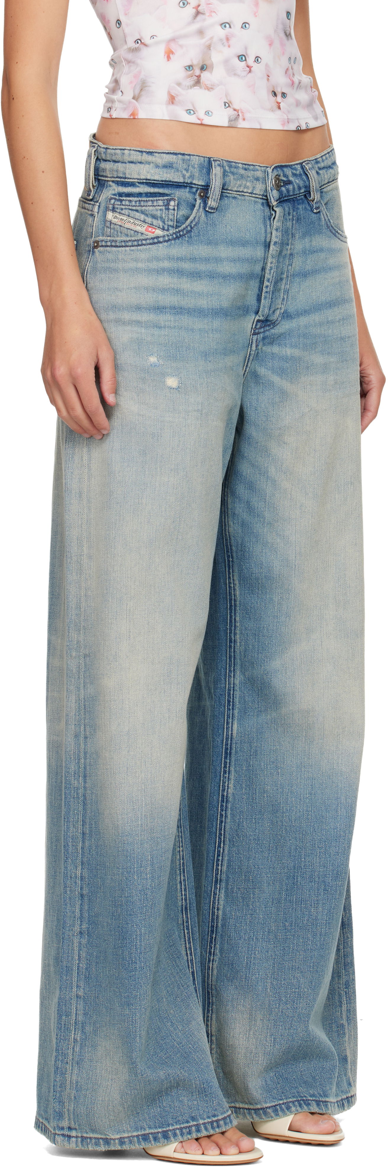 Jeans Diesel Relaxed 1996 D-Sire Jeans Blå | A06925 0DBEC, 1