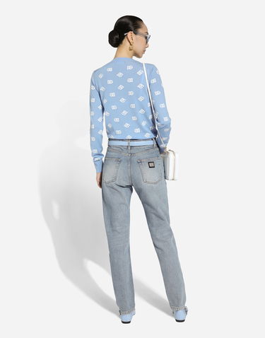 Jeans Dolce & Gabbana Carrot Jeans Blå | FTC7BDG8LW2S9001, 2