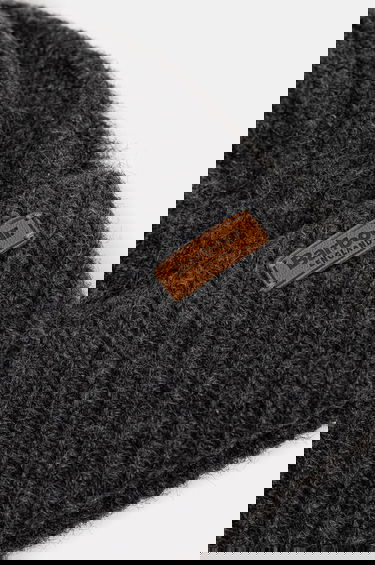 Beanie Barbour Cable Knit Pom Beanie Grå | LHA0555, 4
