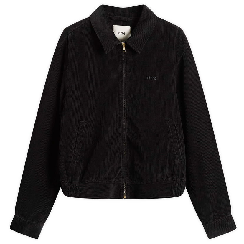 Jakke Arte Antwerp Corduroy Jacket, Size Large Sort | AW25-009J-BLK