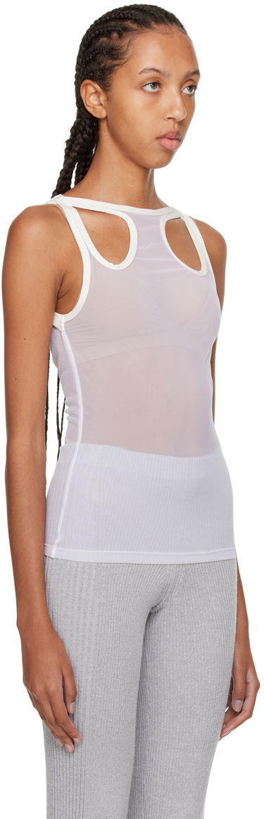 Tanktop Dion Lee Shift Loop Tank Top Hvid | C3084F22, 1