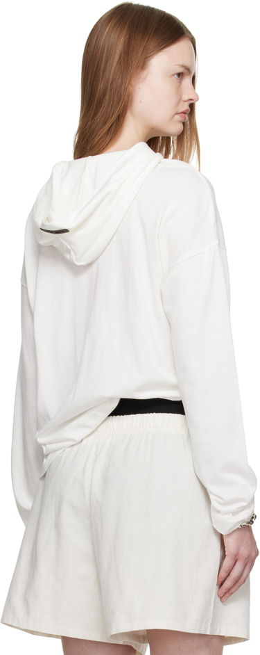 Sweatshirt Fear of God Fear of God ESSENTIALS Long Sleeve Hoodie Hvid | 125SP257174FW, 2