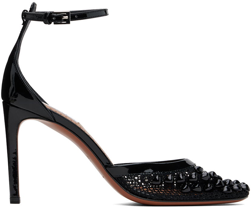 Sneakers og sko Alaïa High Fishnet Pumps Sort | AA3E049TK033