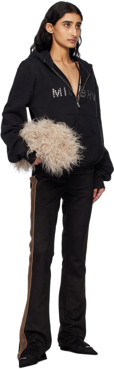 Joggingbukser MISBHV MISBHV Moto Faux-Suede Trousers Sort | 250W303, 3