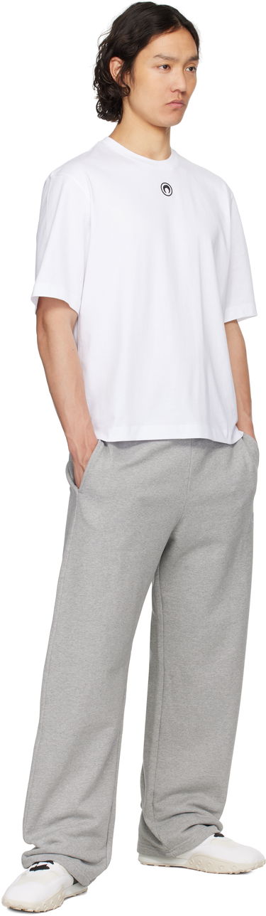 Joggingbukser Marine Serre Moon Logo Fleece Sweatpants Grå | UPA052A CJER0013, 3